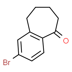 ChemSpider 2D Image | 2-Bromo-6,7,8,9-tetrahydro-5H-benzo[7]annulen-5-one | C11H11BrO