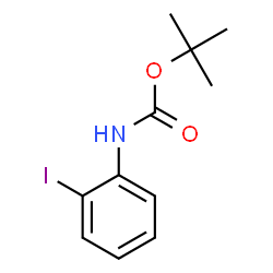 ChemSpider 2D Image | tert-Butyl (2-iodophenyl)carbamate | C11H14INO2