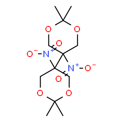 ChemSpider 2D Image | 2,2,2',2'-Tetramethyl-5,5'-dinitro-5,5'-bi-1,3-dioxane | C12H20N2O8