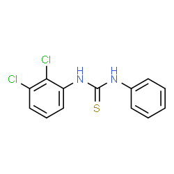 ChemSpider 2D Image | 1-(2,3-Dichlorophenyl)-3-phenylthiourea | C13H10Cl2N2S