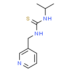 ChemSpider 2D Image | 1-Isopropyl-3-(3-pyridinylmethyl)thiourea | C10H15N3S