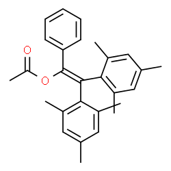 ChemSpider 2D Image | 2,2-Dimesityl-1-phenylvinyl acetate | C28H30O2