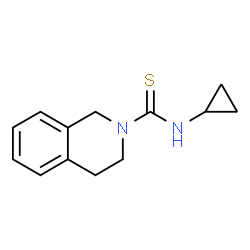 ChemSpider 2D Image | N-Cyclopropyl-3,4-dihydro-2(1H)-isoquinolinecarbothioamide | C13H16N2S
