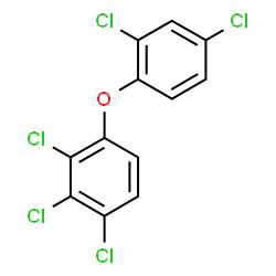 ChemSpider 2D Image | 2,2',3,4,4'-PENTACHLORODIPHENYL ETHER | C12H5Cl5O