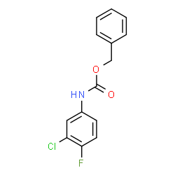 ChemSpider 2D Image | Benzyl (3-chloro-4-fluorophenyl)carbamate | C14H11ClFNO2