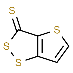 ChemSpider 2D Image | 3H-Thieno[3,2-c][1,2]dithiole-3-thione | C5H2S4