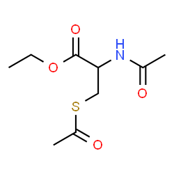 ChemSpider 2D Image | Ethyl N,S-diacetylcysteinate | C9H15NO4S