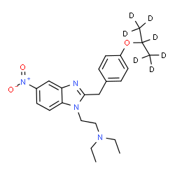 ChemSpider 2D Image | Isotonitazene-d7 | C23H23D7N4O3