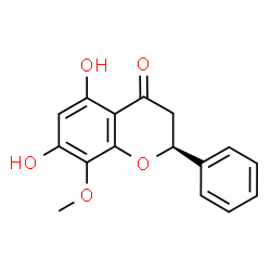 ChemSpider 2D Image | Dihydrowogonin | C16H14O5