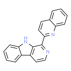 ChemSpider 2D Image | 1-(2-Quinolinyl)-9H-beta-carboline | C20H13N3