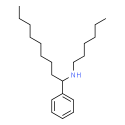 ChemSpider 2D Image | N-Hexyl-1-phenyl-1-nonanamine | C21H37N