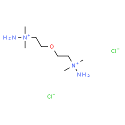 ChemSpider 2D Image | 1,1'-(Oxydi-2,1-ethanediyl)bis(1,1-dimethylhydrazinium) dichloride | C8H24Cl2N4O