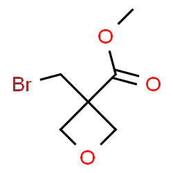 ChemSpider 2D Image | Methyl 3-(bromomethyl)-3-oxetanecarboxylate | C6H9BrO3
