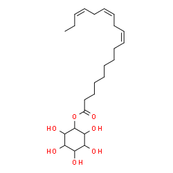 ChemSpider 2D Image | 2,3,4,5,6-Pentahydroxycyclohexyl (9Z,12Z,15Z)-9,12,15-octadecatrienoate | C24H40O7