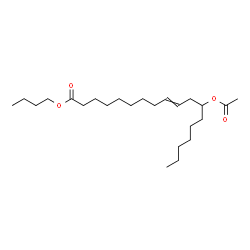ChemSpider 2D Image | Butyl 12-acetoxy-9-octadecenoate | C24H44O4
