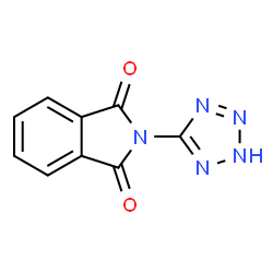 ChemSpider 2D Image | N-(1H-tetrazol-5-yl)phthalimide | C9H5N5O2