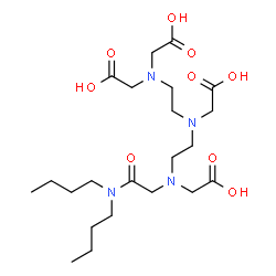ChemSpider 2D Image | N-{2-[Bis(carboxymethyl)amino]ethyl}-N-(2-{(carboxymethyl)[2-(dibutylamino)-2-oxoethyl]amino}ethyl)glycine | C22H40N4O9