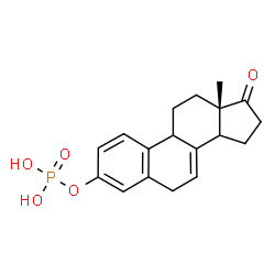 ChemSpider 2D Image | (9xi,14xi)-17-Oxoestra-1,3,5(10),7-tetraen-3-yl dihydrogen phosphate | C18H21O5P