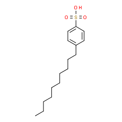 ChemSpider 2D Image | 4-Decylbenzenesulfonic acid | C16H26O3S