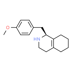 ChemSpider 2D Image | (1S)-1-(4-Methoxybenzyl)-1,2,3,4,5,6,7,8-octahydroisoquinoline | C17H23NO