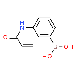 ChemSpider 2D Image | Boronic acid acrylamide | C9H10BNO3