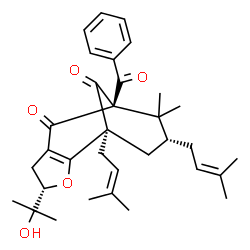 ChemSpider 2D Image | Hyperibone A | C33H42O5