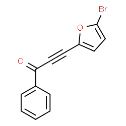 ChemSpider 2D Image | 3-(5-Bromo-2-furyl)-1-phenyl-2-propyn-1-one | C13H7BrO2