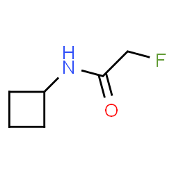 ChemSpider 2D Image | N-cyclobutyl-2-fluoro-acetamide | C6H10FNO