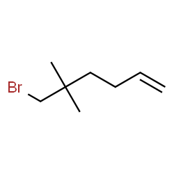 ChemSpider 2D Image | 6-Bromo-5,5-dimethyl-1-hexene | C8H15Br