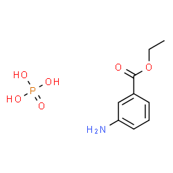 ChemSpider 2D Image | Ethyl 3-aminobenzoate phosphate (1:1) | C9H14NO6P