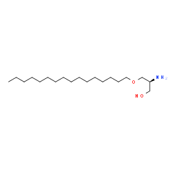 ChemSpider 2D Image | 1-hexadecyl-2-amino-2-deoxy-sn-glycerol | C19H41NO2