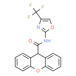 ChemSpider 2D Image | Ro0711401 | C18H11F3N2O3