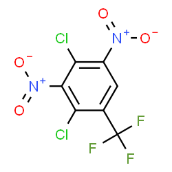 ChemSpider 2D Image | 2,4-Dichloro-3,5-dinitrobenzotrifluoride | C7HCl2F3N2O4