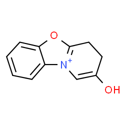 ChemSpider 2D Image | 2-Hydroxy-3,4-dihydropyrido[2,1-b][1,3]benzoxazol-10-ium | C11H10NO2