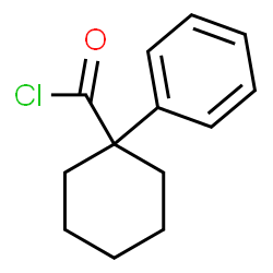ChemSpider 2D Image | 1-Phenylcyclohexanecarbonyl chloride | C13H15ClO