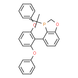 ChemSpider 2D Image | 4-(2,6-Diphenoxyphenyl)-3-(2-methyl-2-propanyl)-2,3-dihydro-1,3-benzoxaphosphole | C29H27O3P