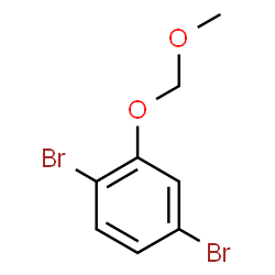 ChemSpider 2D Image | 1,4-Dibromo-2-(methoxymethoxy)benzene | C8H8Br2O2
