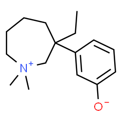 ChemSpider 2D Image | 3-(3-Ethyl-1,1-dimethyl-3-azepaniumyl)phenolate | C16H25NO