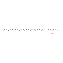 ChemSpider 2D Image | 1-Amino-3-hexadecyloxy-propan-2-ol | C19H41NO2