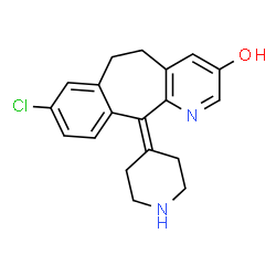 ChemSpider 2D Image | 3-Hydroxydesloratadine | C19H19ClN2O
