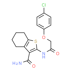 ChemSpider 2D Image | MFCD00729592 | C17H17ClN2O3S