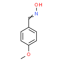 ChemSpider 2D Image | 4-methoxybenzaldehyde oxime | C8H9NO2