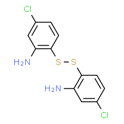 ChemSpider 2D Image | 2,2'-Dithiobis(5-chloroaniline) | C12H10Cl2N2S2