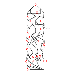 ChemSpider 2D Image | CSID:8549461 | C61H86O19