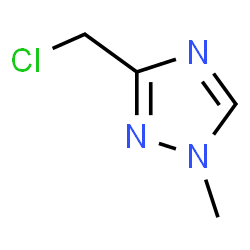 ChemSpider 2D Image | 3-CHLOROMETHYL-1-METHYL-1H-[1,2,4]TRIAZOLE | C4H6ClN3