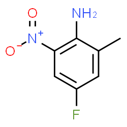 ChemSpider 2D Image | 4-Fluoro-2-methyl-6-nitroaniline | C7H7FN2O2
