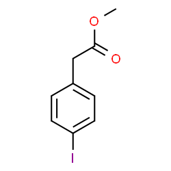 ChemSpider 2D Image | Methyl (4-iodophenyl)acetate | C9H9IO2