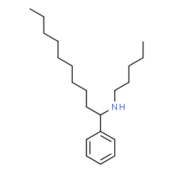 ChemSpider 2D Image | N-Pentyl-1-phenyl-1-decanamine | C21H37N