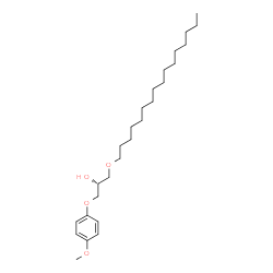 ChemSpider 2D Image | (2R)-1-(Hexadecyloxy)-3-(4-methoxyphenoxy)-2-propanol | C26H46O4