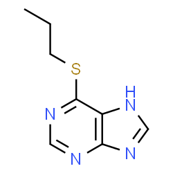 ChemSpider 2D Image | 6-(Propylthio)purine | C8H10N4S